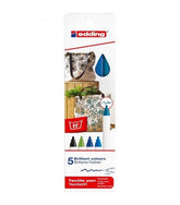 Rotulador Textil 4600 Edding Estuche 5 Colores Frios | Edding | Pack 1 Unidades